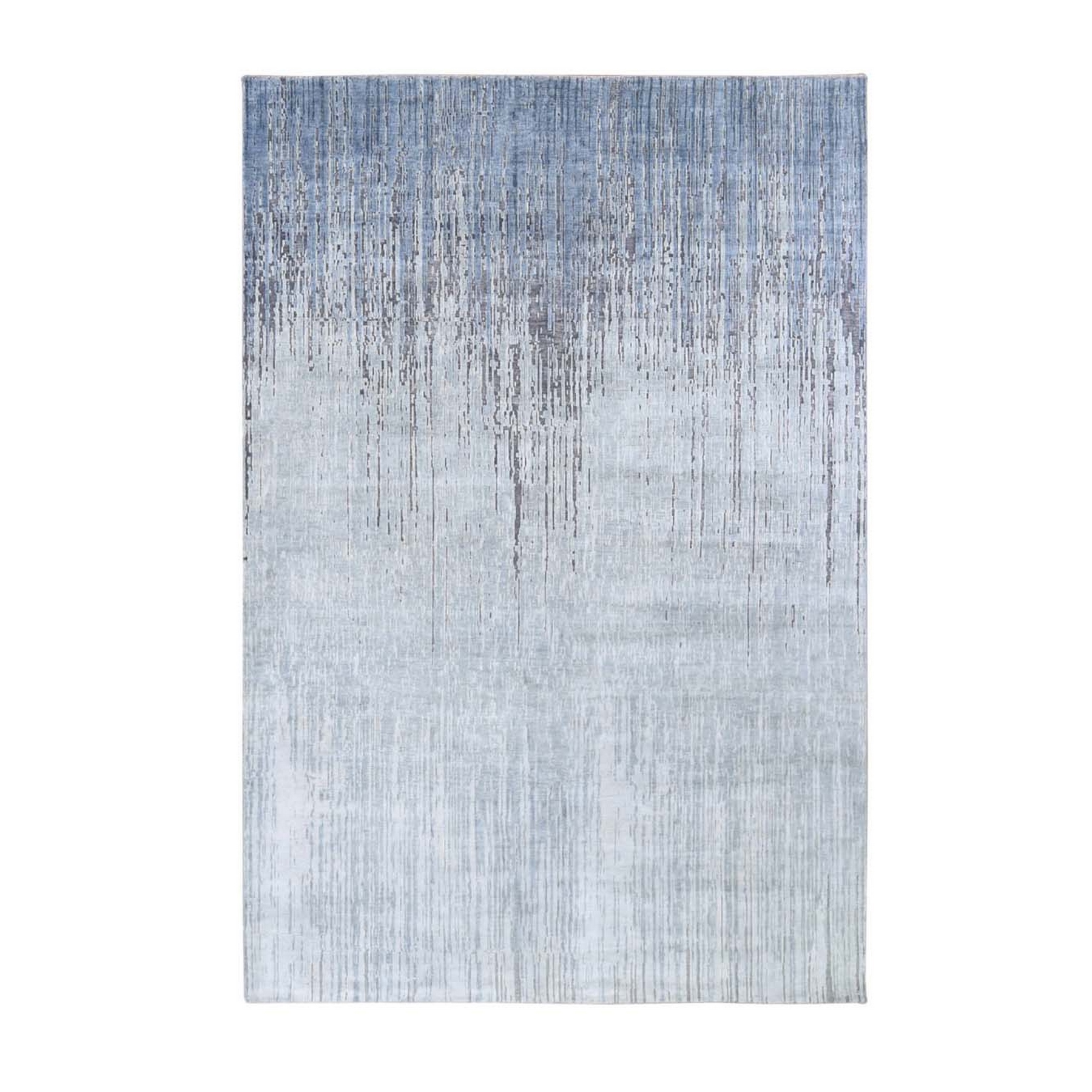 Modern & Contemporary Silk Hand-Knotted Area Rug 6'0